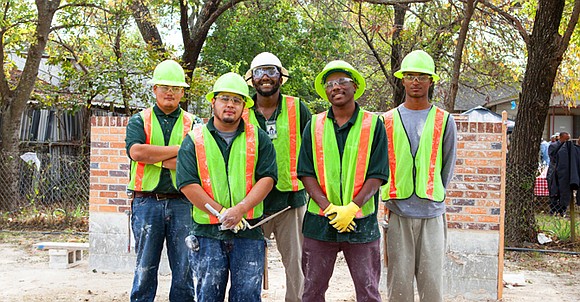 The construction skills masonry course at the Richland College South Dallas Training Center is helping graduates build a better future. The construction skills masonry course at the Richland College South Dallas Training Center is helping graduates build a better future.