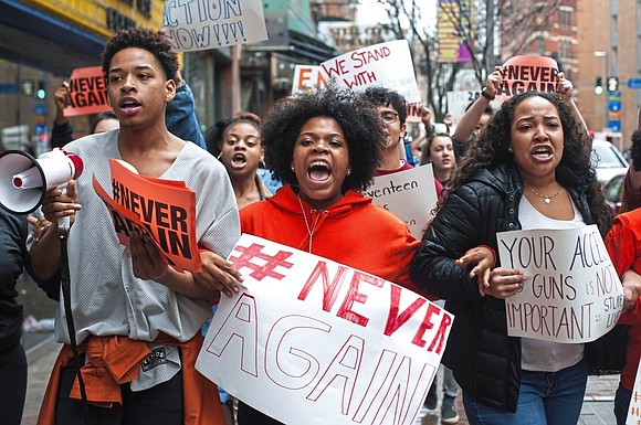 In a wave of demonstrations reaching from Arizona to Maine, students at dozens of U.S. high schools walked out of ... In a wave of demonstrations reaching from Arizona to Maine, students at dozens of U.S. high schools walked out of ...