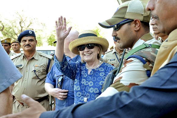 Hillary Clinton told an audience in India that the United States did not "deserve" Donald Trump's presidency and these are ... Hillary Clinton told an audience in India that the United States did not "deserve" Donald Trump's presidency and these are ...