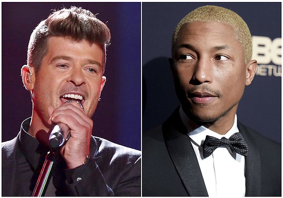 A federal appeals court on Wednesday upheld a copyright infringement verdict against Robin Thicke and Pharrell Williams over the 2013 ... A federal appeals court on Wednesday upheld a copyright infringement verdict against Robin Thicke and Pharrell Williams over the 2013 ...