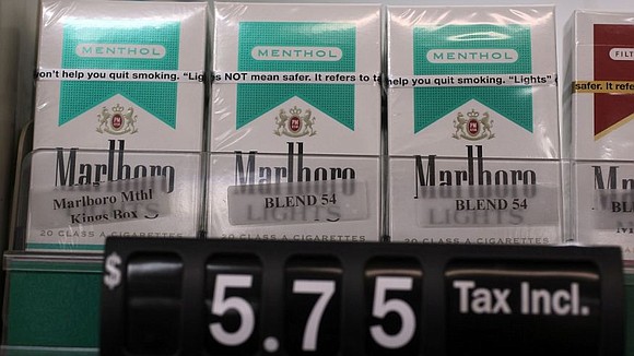 We're talking about restrictions on menthol flavored tobacco We're talking about restrictions on menthol flavored tobacco