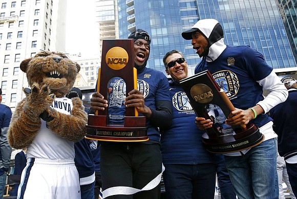 Thousands of fans lined up in downtown Philadelphia to celebrate another sports championship with a parade, this time for Villanova ... Thousands of fans lined up in downtown Philadelphia to celebrate another sports championship with a parade, this time for Villanova ...