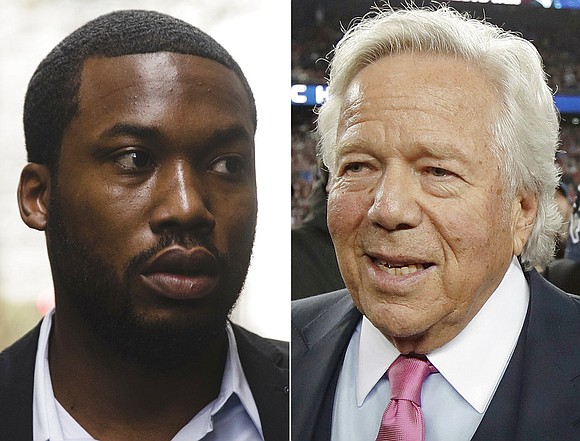 New England Patriots owner Robert Kraft is calling for reform of the criminal justice system after visiting rapper Meek Mill ... New England Patriots owner Robert Kraft is calling for reform of the criminal justice system after visiting rapper Meek Mill ...