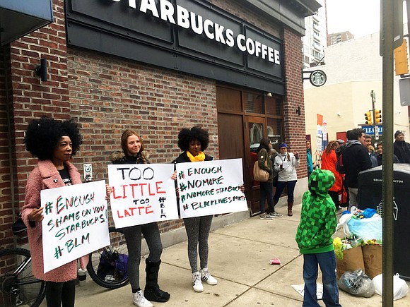Starbucks sells itself as a community gathering spot as much as a coffeehouse, a welcoming place with comfortable chairs for ... Starbucks sells itself as a community gathering spot as much as a coffeehouse, a welcoming place with comfortable chairs for ...