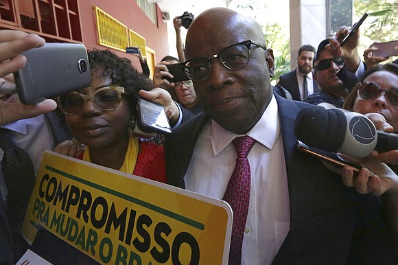 Brazil's first black Supreme Court justice says he won't run for president, quashing widespread speculation. Brazil's first black Supreme Court justice says he won't run for president, quashing widespread speculation.