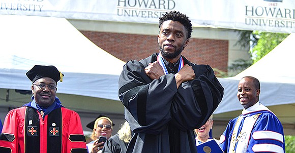 After celebrating the success of back-to-back, global box office hits, Marvel’s Black Panther actor Chadwick Boseman, returned to his alma ... After celebrating the success of back-to-back, global box office hits, Marvel’s Black Panther actor Chadwick Boseman, returned to his alma ...
