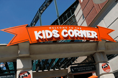 The Orioles welcome families and children to visit an expanded and reimagined Kids’ Corner located adjacent to Gate C at ... The Orioles welcome families and children to visit an expanded and reimagined Kids’ Corner located adjacent to Gate C at ...