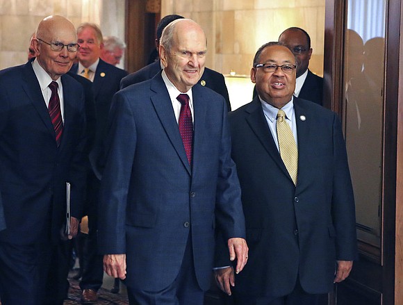 The Mormon church on Friday will celebrate the 40th anniversary of reversing its ban on black people serving in the ... The Mormon church on Friday will celebrate the 40th anniversary of reversing its ban on black people serving in the ...