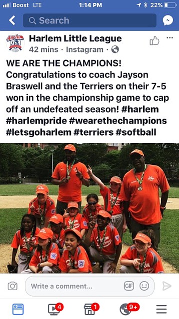 The acclaimed Harlem Little League has produced a plethora of outstanding student-athletes as well as successful teams since its founding ... The acclaimed Harlem Little League has produced a plethora of outstanding student-athletes as well as successful teams since its founding ...