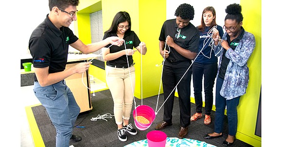 Young participants in a NAF Future Ready Lab, powered by Capital One, took part in a project that incorporated design ... Young participants in a NAF Future Ready Lab, powered by Capital One, took part in a project that incorporated design ...