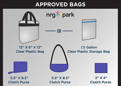 bag stadium policy clear nrg otr effect ii bags