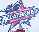 Todd “Parney” Parnell, vice president and chief operating officer for the Richmond Flying Squirrels, makes the big announcement Tuesday at The Diamond.
