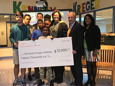 Students from the Kennedy Krieger School: Fairmont Campus stand proudly with assistant principal, Deidre Rabuck, a 2018 Voya Unsung Heroes ... Students from the Kennedy Krieger School: Fairmont Campus stand proudly with assistant principal, Deidre Rabuck, a 2018 Voya Unsung Heroes ...