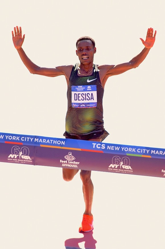 Lelisa Desisa shot a quick glance over his left shoulder, seeking assurances that his lead in the 2018 TCS New ... Lelisa Desisa shot a quick glance over his left shoulder, seeking assurances that his lead in the 2018 TCS New ...