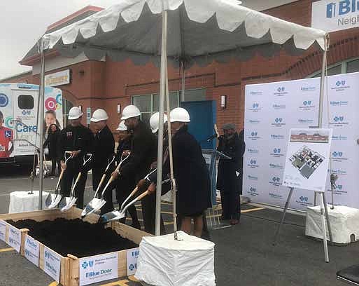 A groundbreaking ceremony was recently held for the new Blue Door Neighborhood Center that will soon be located in the ... A groundbreaking ceremony was recently held for the new Blue Door Neighborhood Center that will soon be located in the ...