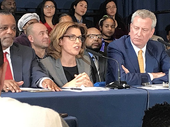 Elected officials and community leaders came together for a news conference at the Schomburg Center in Harlem Wednesday to announce ... Elected officials and community leaders came together for a news conference at the Schomburg Center in Harlem Wednesday to announce ...