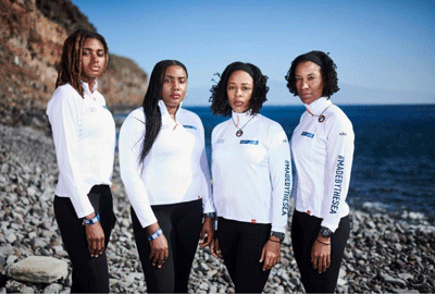 The four Antiguan women who made a triumphant rowing trip across the Atlantic Ocean made a stop at a school ... The four Antiguan women who made a triumphant rowing trip across the Atlantic Ocean made a stop at a school ...