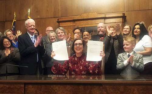 Oregon Governor Kate Brown, a Democrat, said the legislation will provide "some immediate relief to Oregonians struggling to keep up ... Oregon Governor Kate Brown, a Democrat, said the legislation will provide "some immediate relief to Oregonians struggling to keep up ...