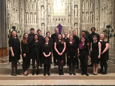 Ping, the elite vocal ensemble of St. Mary’s College of Maryland, presents choral music from six centuries Sunday, May 5, ... Ping, the elite vocal ensemble of St. Mary’s College of Maryland, presents choral music from six centuries Sunday, May 5, ...