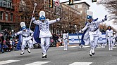 Hampton University Marching Force at 2017 Christmas Parade in Richmond.