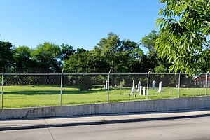 The designated “Colored Cemetery” of the Arlington Heritage Memorial Grounds.