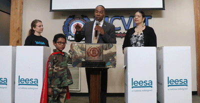 In partnership with the Maryland Center for Veteran’s Education and Training (MCVET), Tyler and the online mattress store, Leesa Sleeps, ... In partnership with the Maryland Center for Veteran’s Education and Training (MCVET), Tyler and the online mattress store, Leesa Sleeps, ...