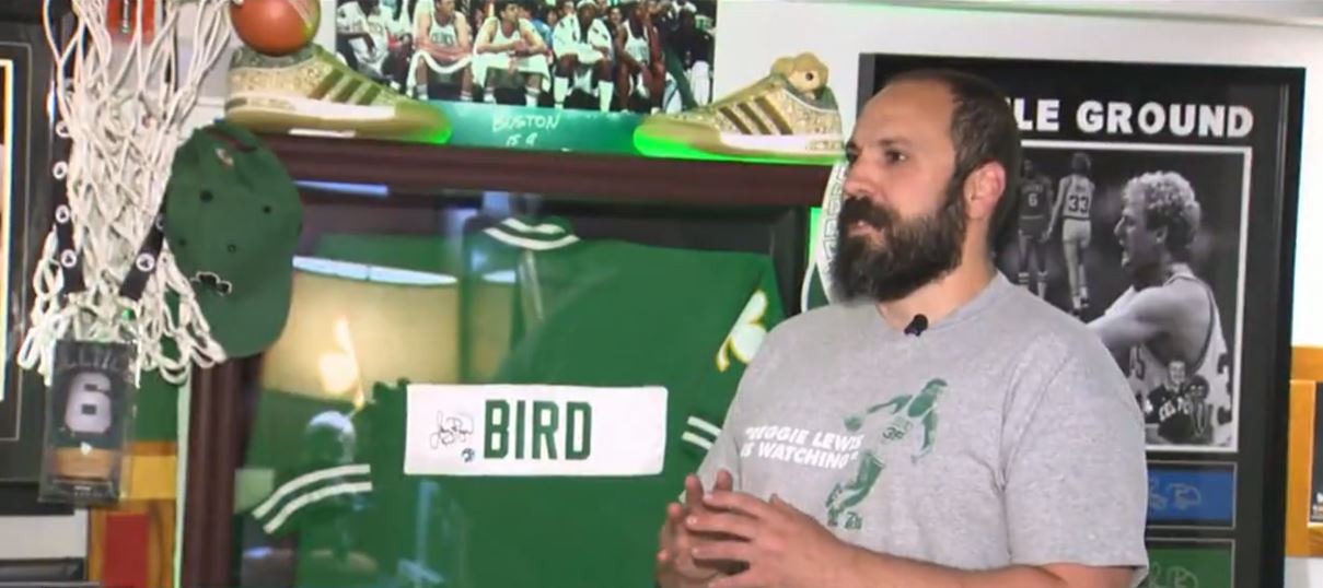 Celtics Super Fan Turns Basement Into Place To Be On Game Day Houston