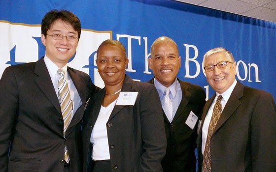 (From left): City Councilor-at-Large Sam Yoon, Boston Connects Inc. Interim Executive Director Shirley Carrington, WBUR-FM producer Jose Masso,... (From left): City Councilor-at-Large Sam Yoon, Boston Connects Inc. Interim Executive Director Shirley Carrington, WBUR-FM producer Jose Masso,...