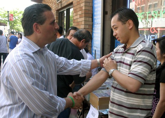 Tomas Gonzalez (left), a former Latino community liaison for Mayor Thomas M. Menino and one of 15 candidates... Tomas Gonzalez (left), a former Latino community liaison for Mayor Thomas M. Menino and one of 15 candidates...