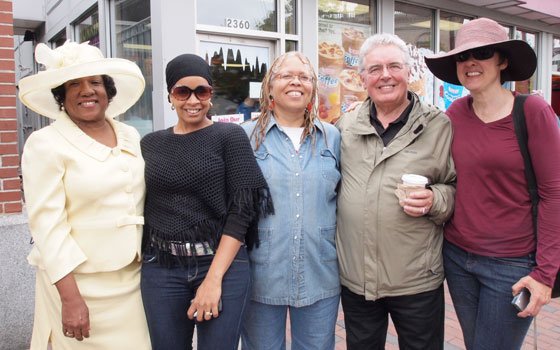 Attending the Come Back to Dudley press conference Saturday were Dudley Square Main Streets board members Jumada Abdal Khallaq,... Attending the Come Back to Dudley press conference Saturday were Dudley Square Main Streets board members Jumada Abdal Khallaq,...