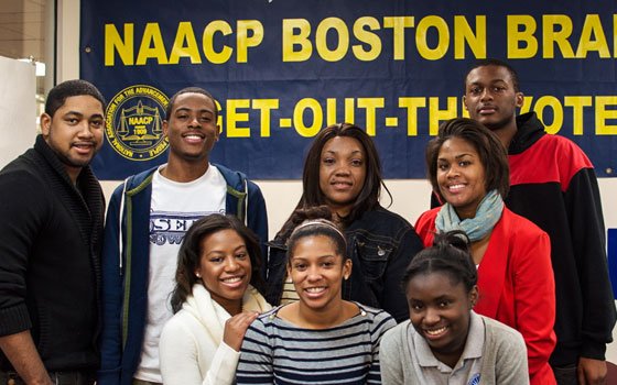 An afternoon of college prep ends with students standing tall with their Boston NAACP mentors.... An afternoon of college prep ends with students standing tall with their Boston NAACP mentors....