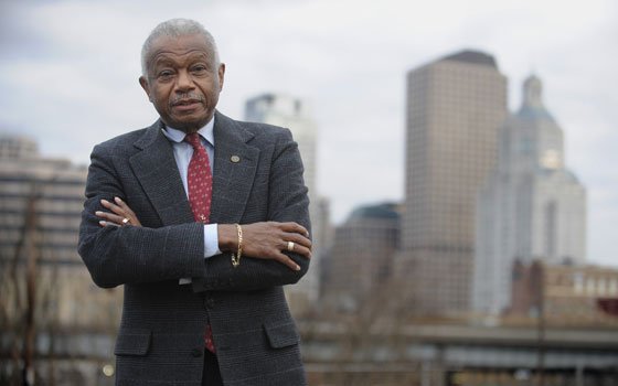 In this Jan. 27, 2010 photo, former Hartford Mayor Thirman Milner poses for a portrait in Hartford, Conn. Milner... In this Jan. 27, 2010 photo, former Hartford Mayor Thirman Milner poses for a portrait in Hartford, Conn. Milner...