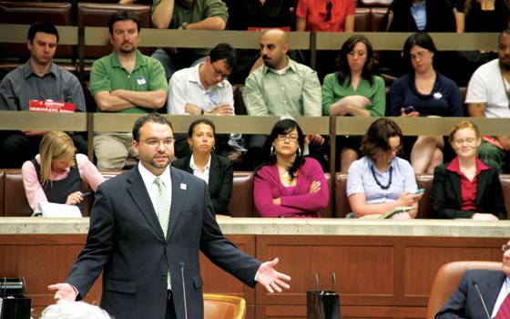 Boston City Councilor Felix Arroyo urges his colleagues to send Arizona a strong message on the state’s new law... Boston City Councilor Felix Arroyo urges his colleagues to send Arizona a strong message on the state’s new law...