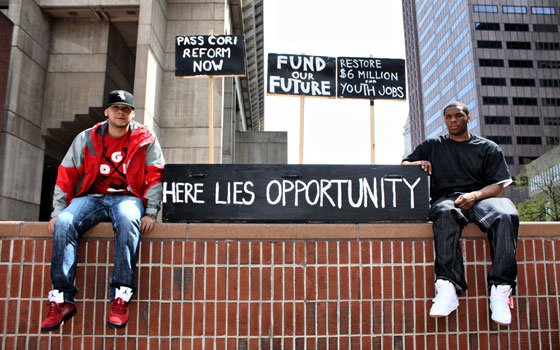 Waldy Nova, 18, of Jamaica Plain and Desean Duncan, 19, of Dorchester joined hundreds of people from across... Waldy Nova, 18, of Jamaica Plain and Desean Duncan, 19, of Dorchester joined hundreds of people from across...