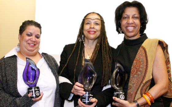 (L to R) Cindy Diggs, founder of Peace Boston (Sapphire Honoree – Social Action); Dr. Nteri... (L to R) Cindy Diggs, founder of Peace Boston (Sapphire Honoree – Social Action); Dr. Nteri...