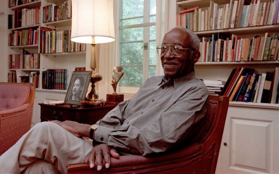 John Hope Franklin is shown in this July 18, 1997, file photo in Durham, N.C. During a sterling... John Hope Franklin is shown in this July 18, 1997, file photo in Durham, N.C. During a sterling...