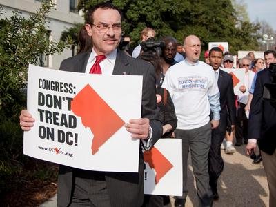 WASHINGTON, D.C. - Congresswoman Eleanor Holmes Norton, Mayor Vincent Gray and City Council Chairman Kwame... WASHINGTON, D.C. - Congresswoman Eleanor Holmes Norton, Mayor Vincent Gray and City Council Chairman Kwame...
