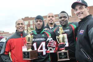 The H.D. Woodson Warriors used their potent defense to win its third consecutive District of... The H.D. Woodson Warriors used their potent defense to win its third consecutive District of...