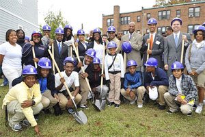 The D.C. Students Construction Trades Foundation broke ground recently on a single-family house that will... The D.C. Students Construction Trades Foundation broke ground recently on a single-family house that will...