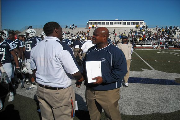 The Howard University Bison and the Lions of Lincoln (Pa.) renewed their rivalry which started... The Howard University Bison and the Lions of Lincoln (Pa.) renewed their rivalry which started...