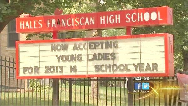 Hales Franciscan High School has gone co-ed, allowing girls for the first time in 50 years, to join the all-male student population this fall.