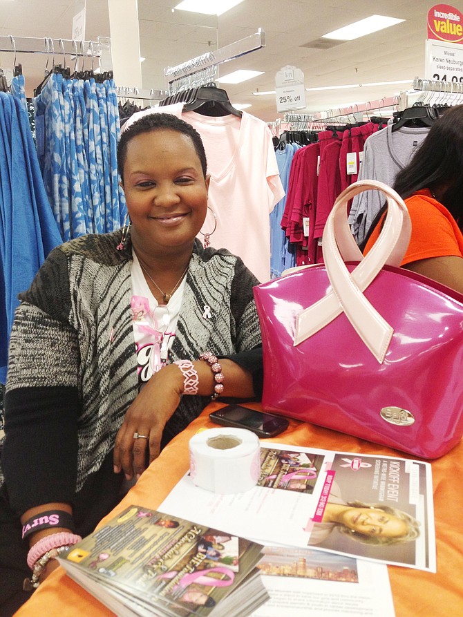 Roylette Luckey, a 17-year breast cancer survivor attended the 2nd Annual Bras & Bagels for Breast Cancer Awareness event saying, “This is my first time here and I think it’s a great thing that they’re doing for breast cancer awareness month.”