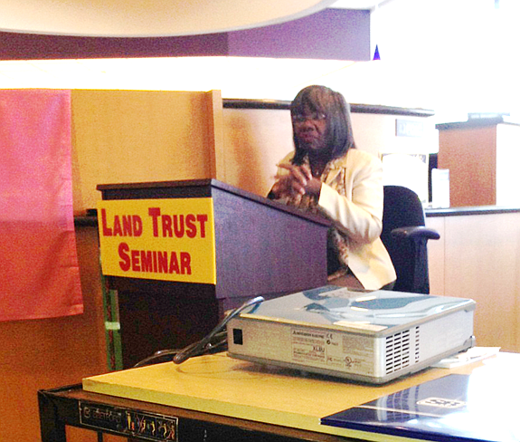 Lois Jenkins, Senior Trust Officer for Seaway Bank & Trust Company answers questions about land trusts. 