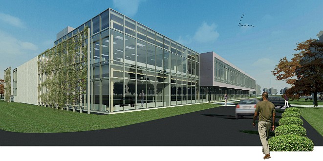 Rendering of Olive-Harvey College’s new Transportation, Distribution and Logistics Center.