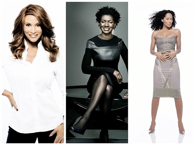 (L-R) Supermodel Beverly Johnson, editor Constance White and actress Tracee Ellis Ross.