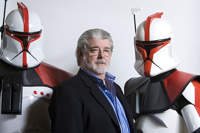 Director/producer George Lucas poses for portrait in Las Vegas