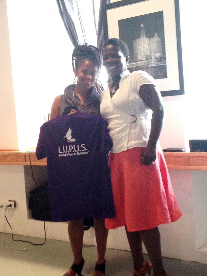 (L-R): SunRai Consulting Group LLC, CEO & Founder, Rachel Rai Henry, and Loving U Pass Ur Sickness (L.U.P.U.S.), CEO, Felicia Towsend pose together at the L.U.P.U.S. inaugural fundraising event this past weekend.  