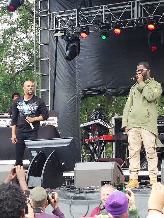 The AAHH! FEST presented by Chicago rappers Common, Kanye West and Che “Rhymefest” Smith on September 21 at Union Park, 501 W. Randolph St., provided a platform for local artists to showcase their talents and promoted peace and positivity. 