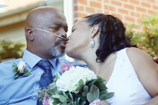 A brain tumor and cancer were no match for Kent A.P. Smith and Karla Booker’s wedding joy. Their love, 40 ...