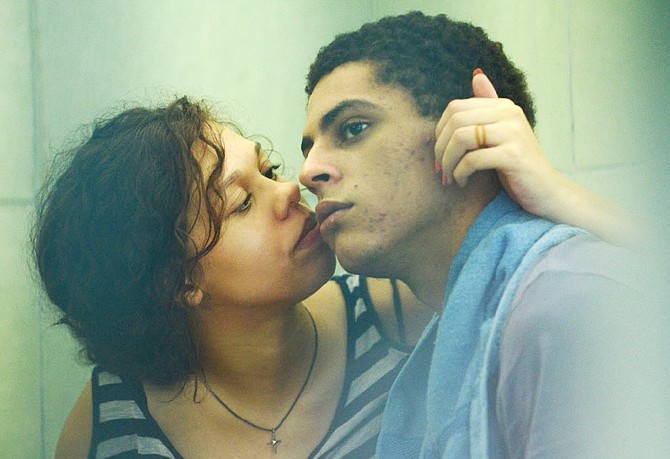 Heather Mack kisses her boyfriend Tommy Schaefer inside a holding cell at the prosecutor’s office in Denpasar on Indonesia's resort island of Bali on Dec. 8, 2014. The couple is currently on trial for the murder of Mack's mother, Sheila von Wiese-Mack, in August.